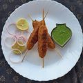 Deepa Rupani's cooksnap of when they made Veg Seekh Kabab.