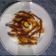 El cooksnap de Miguel cuando hizo Huevos a la gallega con anchoas y jamón de york.