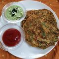 Sunita Bhargava का कुकस्नैप जब उन्होंने चावल के आटे का चीला (chawal ke atte ka cheela recipe in Hindi) बनाया था।