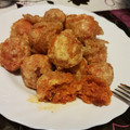 El cooksnap de Andrea Montes Rosales cuando hizo Buñuelos de sobrasada y queso mallorquines.