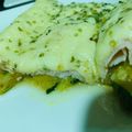 El cooksnap de Anna cuando hizo Calabacín con queso y jamón.