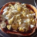 El cooksnap de Nataly Aquino cuando hizo Pizza rápida en freidora de aire.