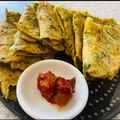 Madhurima Chakraborty's cooksnap of when they made ছোলার ডাল স্টাফিং মেথি পরোটা(cholar dal stuffing methi porota recipe in Bengali).
