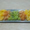 El cooksnap de Lady Marmalade cuando hizo Ensalada ordenada de naranja, tomate y kiwi.