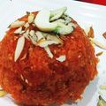 Monika Gupta का कुकस्नैप जब उन्होंने गाजर का हलवा (gajar ka halwa recipe in Hindi) बनाया था।