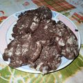 El cooksnap de Jesica Romina cuando hizo Galletitas de chocolate craqueladas.