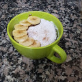 El cooksnap de Eric González cuando hizo Mug cake de plátano y chocolate .