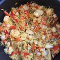 El cooksnap de Rochi Espino cuando hizo Arroz con Pollo al Azafrán.