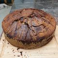 El cooksnap de Gabriel salazar 🧞‍♂️ cuando hizo Torta de chocolate marmoleada con vainilla.