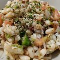 El cooksnap de Daniel González cuando hizo Ensalada de alubias blancas con brotes.