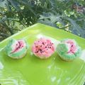 Cooksnap dari tri oktaviani untuk resep Bolu Kukus Mekar (semangka ngepink)