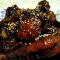 Cooksnap Julia ALeen Aireish semasa beliau membuat Ayam Kicap Berempah.