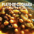 El cooksnap de Javier Beigbeder cuando hizo Potaje de garbanzos.