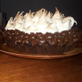 El cooksnap de marcelaburkardt cuando hizo Brownie con dulce de leche y merengue suizo.