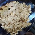 El cooksnap de Dahiana Burgos cuando hizo Mbeju tradicional paraguayo.