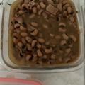 El cooksnap de Andrea Quiñones cuando hizo Guiso de Frijol Castilla.