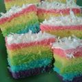 Cooksnap dari eka sri wahyuni untuk resep Rainbow Cake Kukus