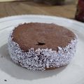 El cooksnap de Jesica Pignal cuando hizo Alfajor de Algarroba (Sin TACC).