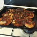 El cooksnap de Silvia Laura Fernández Coronado cuando hizo Matambre de cerdo agridulce.