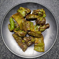 El cooksnap de Tonysantos cuando hizo Pimientos verdes fritos.