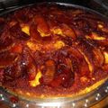 El cooksnap de Laura Almada cuando hizo Tarta Invertida de Manzana.
