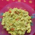 El cooksnap de Dahii Martínez cuando hizo Risotto de pollo.