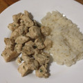 El cooksnap de Mariana Gutierrez cuando hizo Pechuga de pollo al curry amarillo hindú con ajos y perejil.