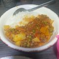 El cooksnap de Scarleth cuando hizo Guiso de lentejas sin carne.