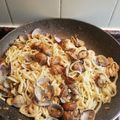 El cooksnap de Merche Torres cuando hizo Tallarines a la marinera.
