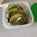 El cooksnap de Carmen Ramis cuando hizo Rollitos de espinacas y salmón ahumado saludables.