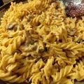 El cooksnap de Julio Cesar Belmonte cuando hizo Salsa alfredo para pastas.
