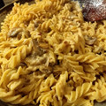 El cooksnap de Julio Cesar Belmonte cuando hizo Salsa alfredo para pastas.