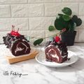 Cooksnap dari Febry Caturia untuk resep Black forest Roll Cake