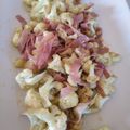 El cooksnap de María José cuando hizo Coliflor con jamón york.