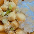 Cooksnap dari Bela Ristiana untuk resep Crispy Tofu Honey Lemon Rice Bowl