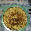 El cooksnap de Leandro Diaz cuando hizo Tortilla de papa y pechuga de pollo.