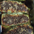 El cooksnap de Jenny Laura Ruiz Fuentes cuando hizo Zapallitos italianos rellenos con queso 🧀.