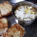 shobhana khan's cooksnap of when they made Pav bhaji.