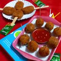  Mrinalini Sinha का कुकस्नैप जब उन्होंने वेज लॉलीपॉप बचे हुए चावल से (Veg lollipop bache hue chawal se recipe in Hindi) बनाया था।