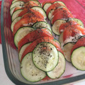 El cooksnap de Nuritmica.fit cuando hizo Ensalada caprese templada con calabacín y aceite de albahaca.