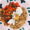 El cooksnap de ana ribera olmedo cuando hizo Quinoa con verduras y huevo.