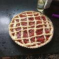 El cooksnap de Lau Anuzis cuando hizo Pasta Frola con harina leudante.