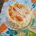 Takácsné Szandra Cooksnap-ja, amikor elkészítette a(z) Fehércsokoládés-karamelles torta receptet.