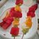 El cooksnap de Paula Mtnez cuando hizo Brocheta de fruta fresca.