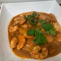 El cooksnap de Taras cuando hizo Rape en salsa de langostino.
