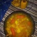El cooksnap de Oscar Neftali Soto cuando hizo Caldo de Patas o sopa de Mondongo.