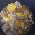 El cooksnap de Suley Muñoz cuando hizo Contra-muslos con naranja y zanahoria.