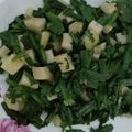 張小杏 的 韭菜炒甜不辣 cooksnap
