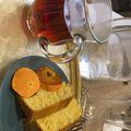 صورة من Lulu Alharbi، شاركها بعد تجربة وصفة كيكة البرتقال 😋🍊🤍🤍