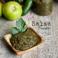 El cooksnap de MinSha cuando hizo Salsa verde asada.